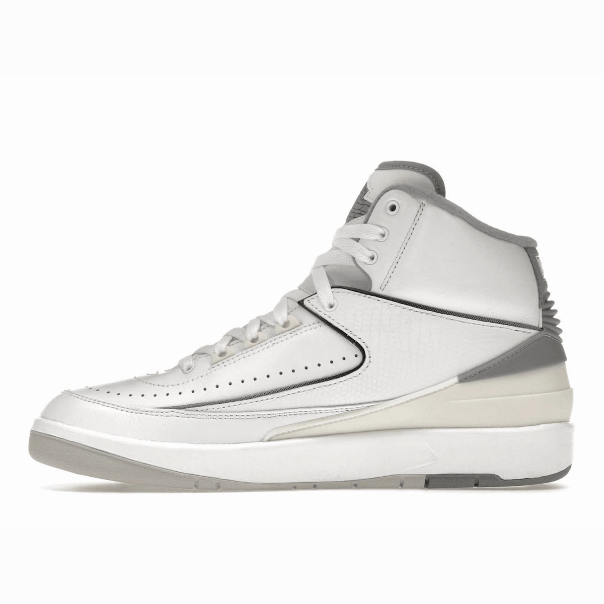 Air Jordan 2 Retro Cement Grey Retro reborn high-top kicks