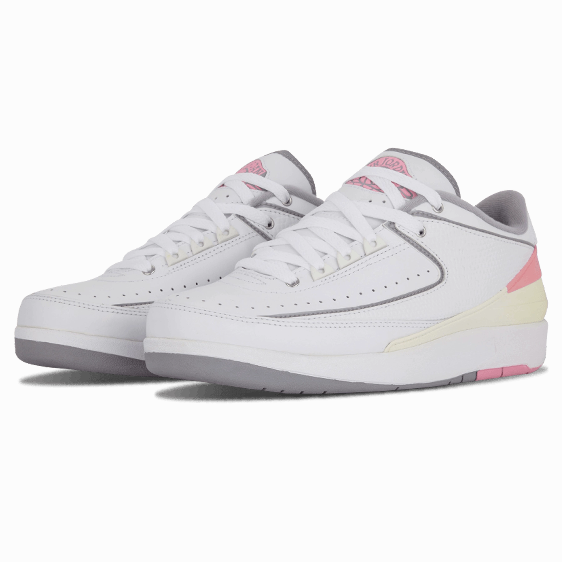 Air Jordan 2 Retro Low Wmns Light Steel Grey Pink Old-school athletic trainers