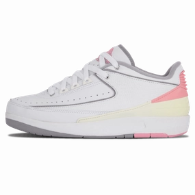 Air Jordan 2 Retro Low Wmns Light Steel Grey Pink Air Jordan 2 heritage sneakers