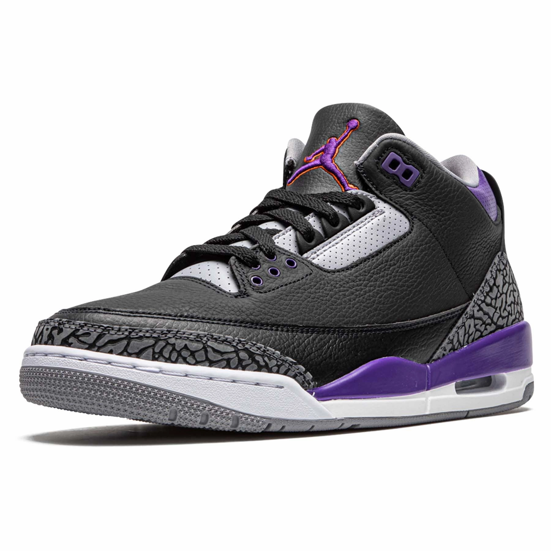 Air Jordan 3 Retro 'Court Purple' All-day support retro kicks