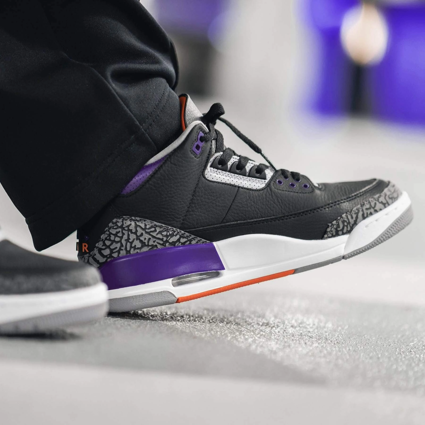 Air Jordan 3 Retro 'Court Purple' All-day support retro kicks