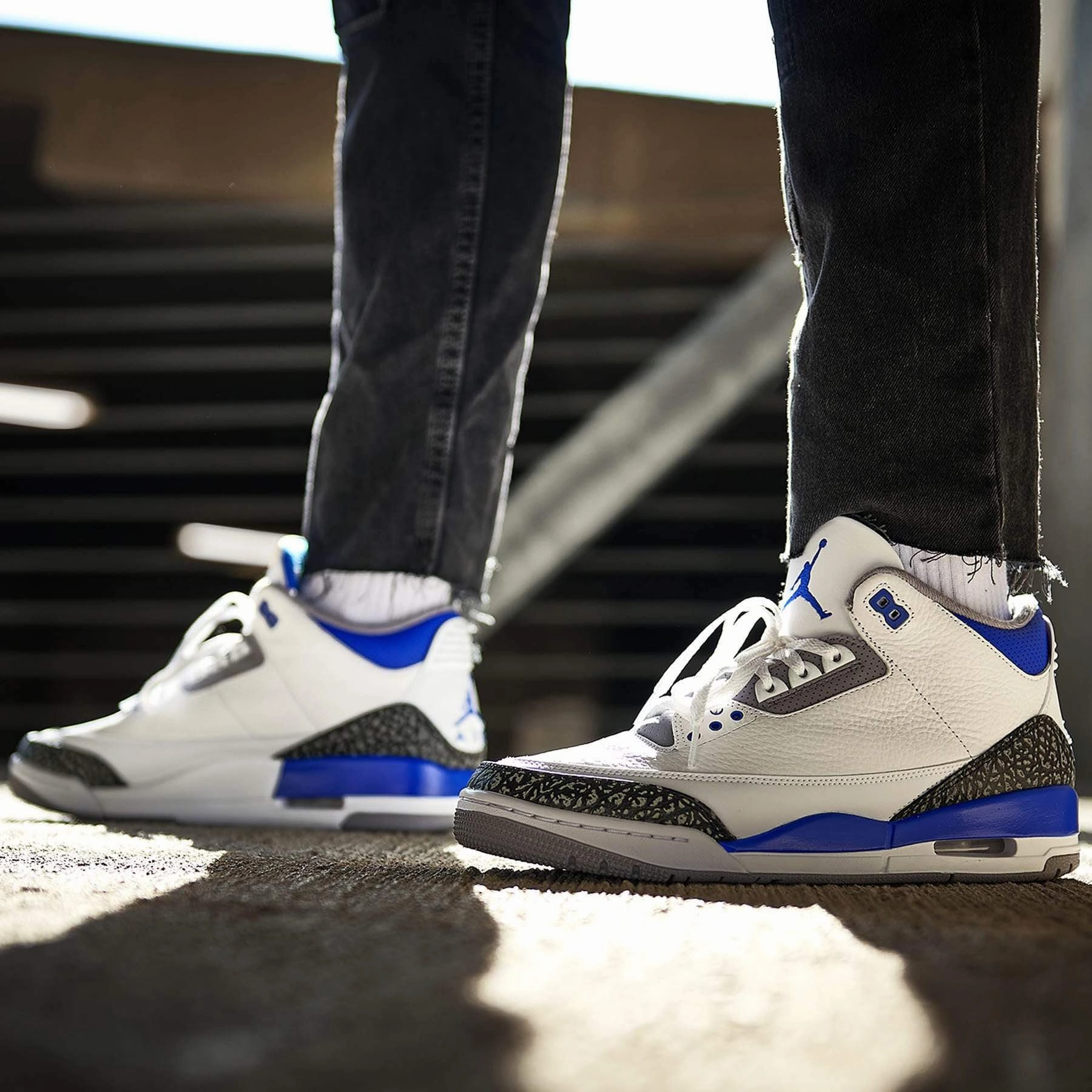 Air Jordan 3 Retro 'Racer Blue' All-day support retro kicks