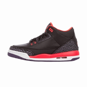 Air Jordan 3 Retro GS 'Crimson' Air Jordan 3 street-ready sneakers