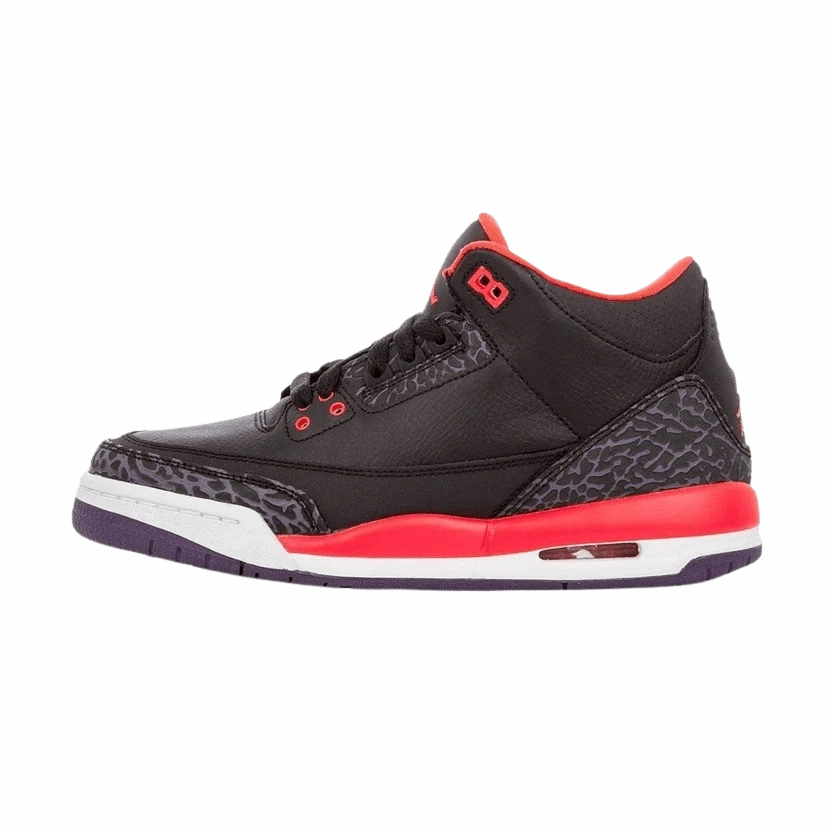 Air Jordan 3 Retro GS 'Crimson' Air Jordan 3 street-ready sneakers