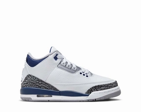Air Jordan 3 Retro GS Jordan 3 vintage-style court shoes