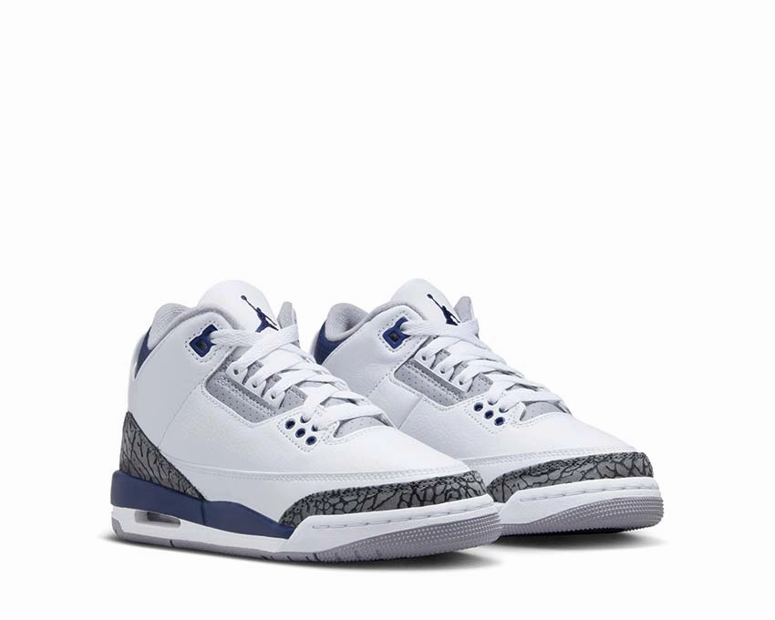 Air Jordan 3 Retro GS Smooth leather everyday shoes