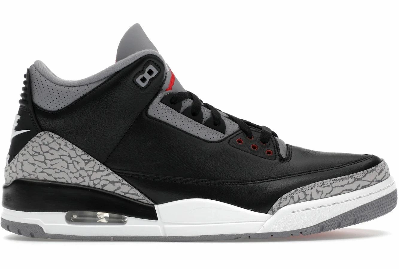 Air Jordan 3 Retro OG Black Cement Jordan 3 iconic throwback sneakers