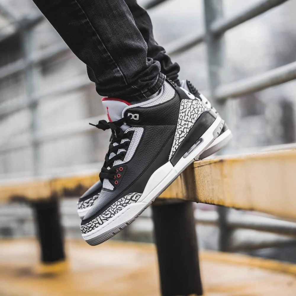 Air Jordan 3 Retro OG GS 'Black Cement' 2018 All-day support retro kicks