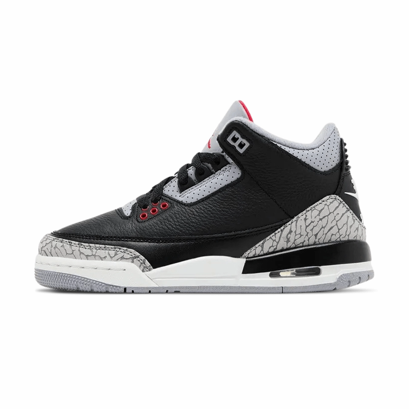 Air Jordan 3 Retro OG GS 'Black Cement' 2024 Air Jordan 3 street-ready sneakers
