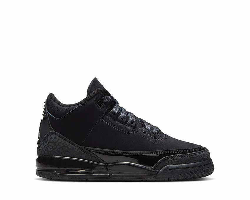 Air Jordan 3 Retro "Black Cat" GS Jordan 3 vintage-style court shoes