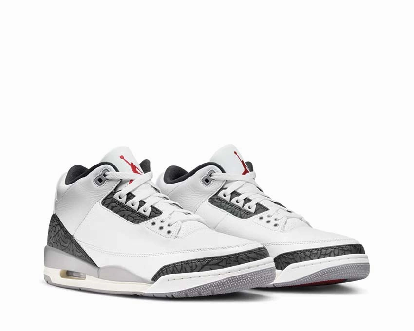 Air Jordan 3 Retro "Cement Grey" Mens court performance shoes