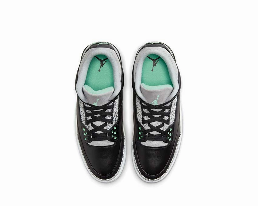 Air Jordan 3 Retro "Green Glow" Mens court performance shoes