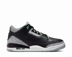 Air Jordan 3 Retro "Green Glow" Mens Air Jordan basketball sneakers