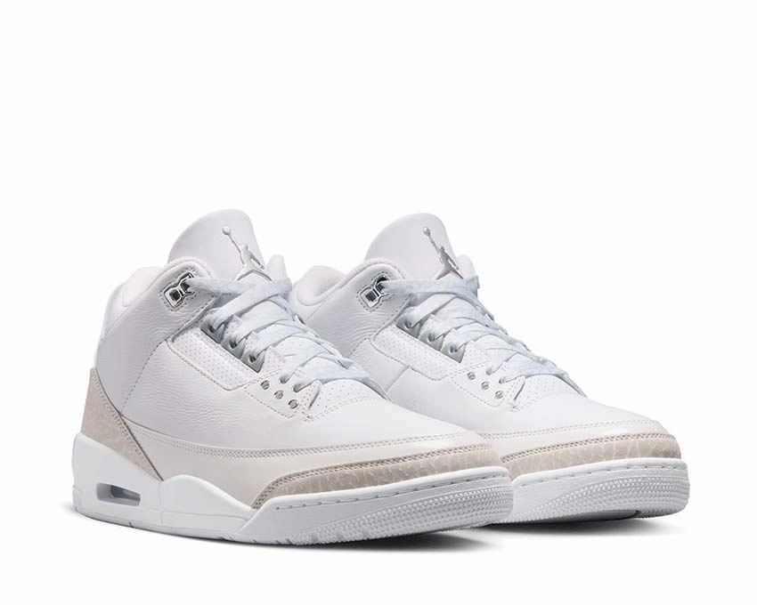 Air Jordan 3 Retro "Pure Money" Smooth leather everyday shoes