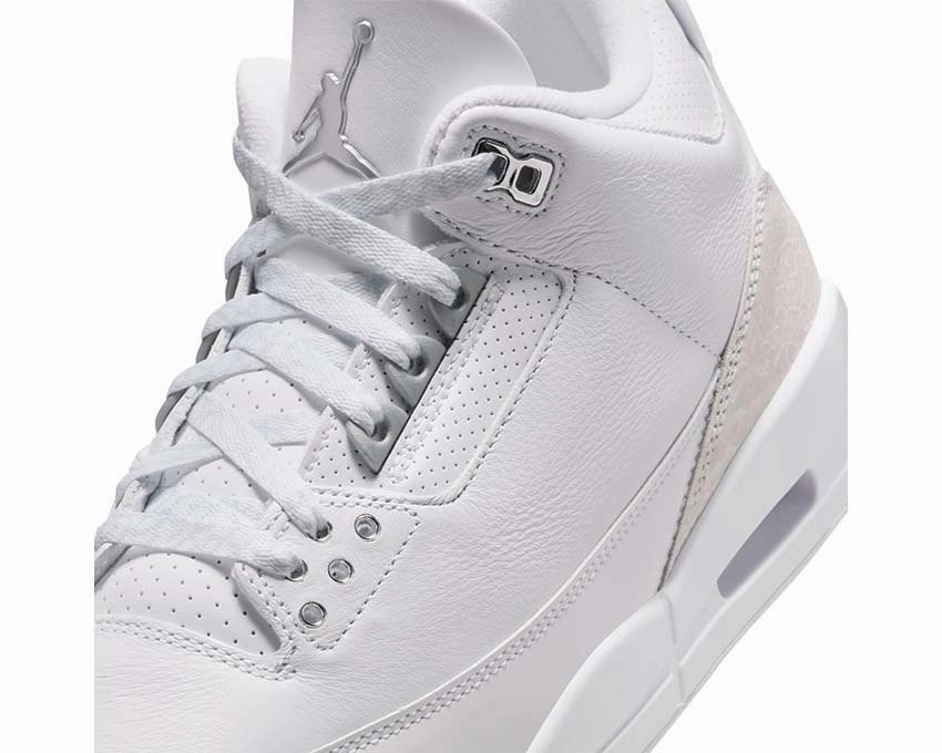 Air Jordan 3 Retro "Pure Money" Smooth leather everyday shoes