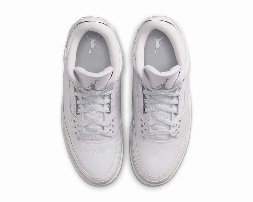 Air Jordan 3 Retro "Pure Money" Smooth leather everyday shoes