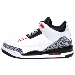 Air Jordan 3 White-Cement Grey-Infrared 23-Black Air Jordan 3 street-ready sneakers