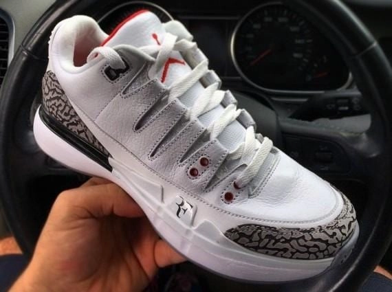 Air Jordan 3 x Nike Zoom Vapor Tour 9 White All-day support retro kicks