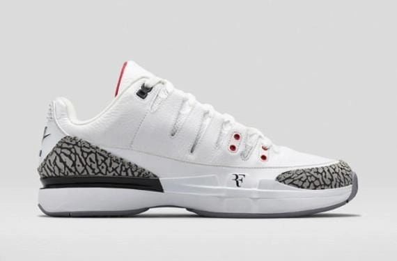 Air Jordan 3 x Nike Zoom Vapor Tour 9 White All-day support retro kicks