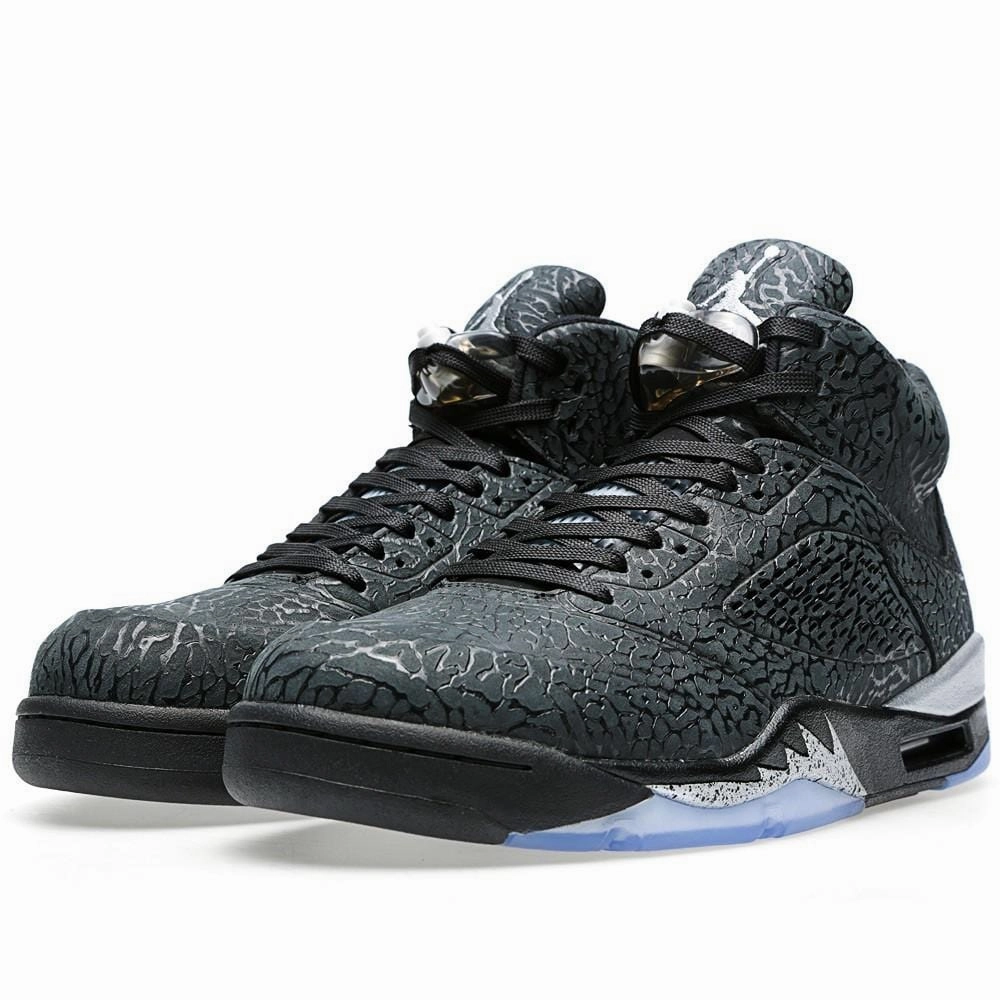 AIR JORDAN 3LAB5 Black & Metallic Silver All-day support retro kicks