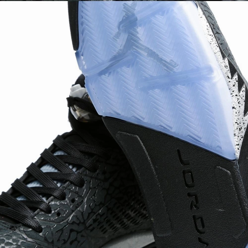 AIR JORDAN 3LAB5 Black & Metallic Silver All-day support retro kicks