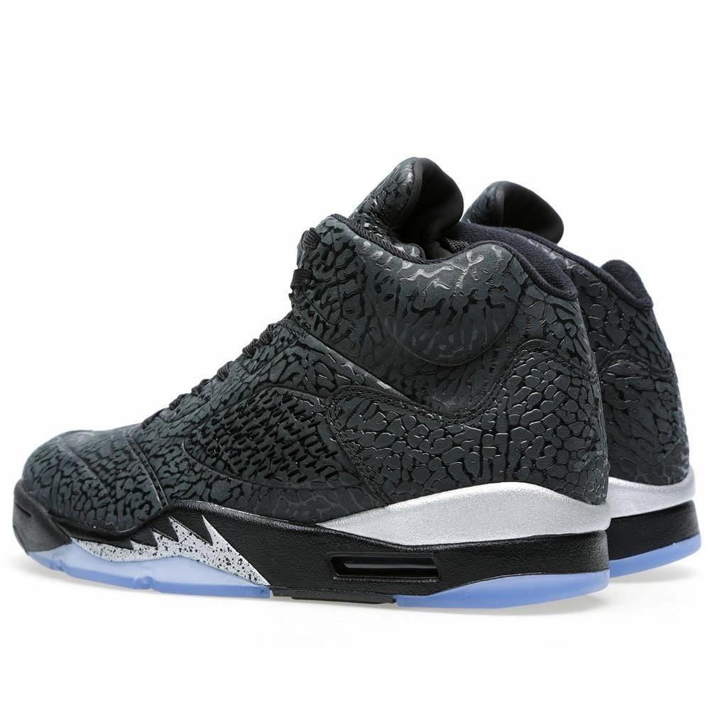 AIR JORDAN 3LAB5 Black & Metallic Silver All-day support retro kicks