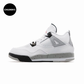 AIR JORDAN 4 89 OG WHITE CEMENT CHILDREN Air Jordan 4 bold sneakers with athletic edge