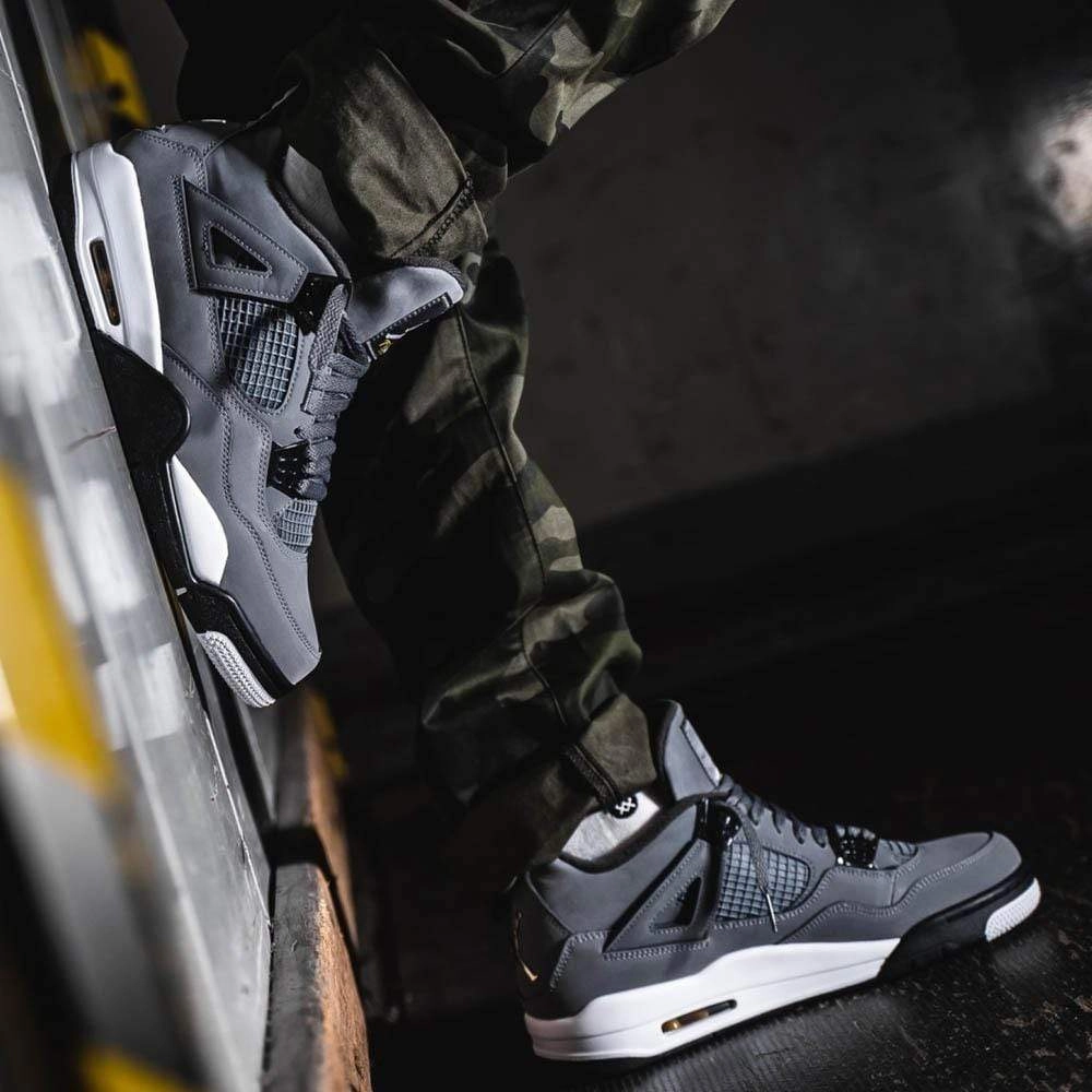 Air Jordan 4 Retro 'Cool Grey' 2019 Air Jordan 4 retro basketball sneakers