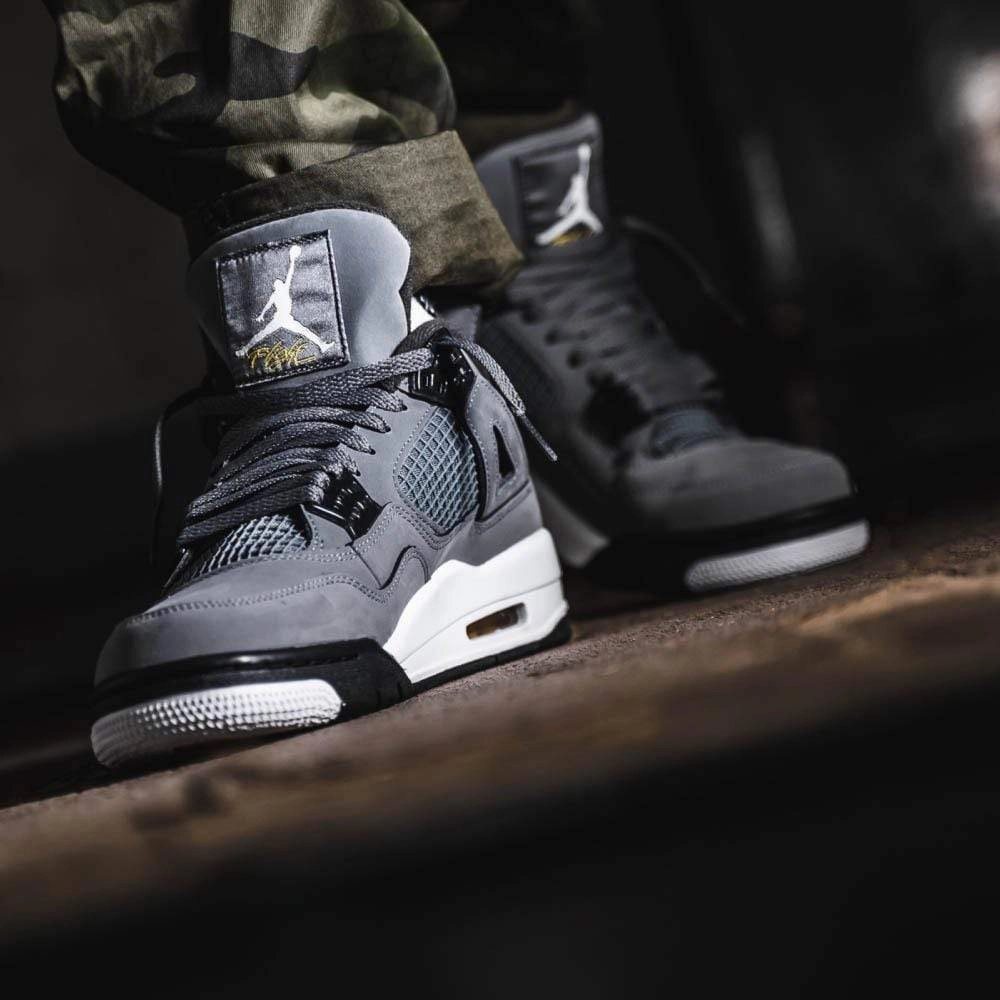 Air Jordan 4 Retro 'Cool Grey' 2019 Air Jordan 4 retro basketball sneakers