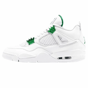 Air Jordan 4 Retro 'Green Metallic' Air Jordan 4 bold sneakers with athletic edge