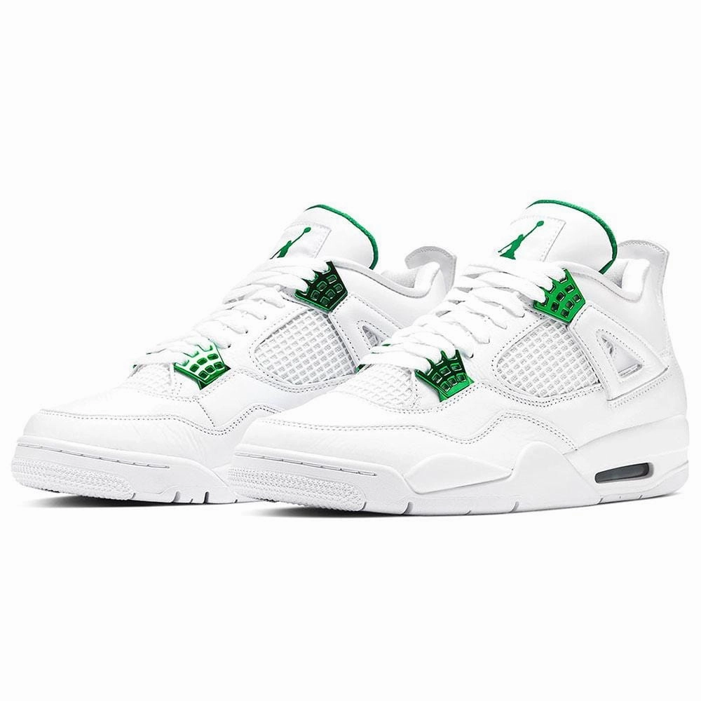 Air Jordan 4 Retro 'Green Metallic' Air Jordan 4 retro basketball sneakers