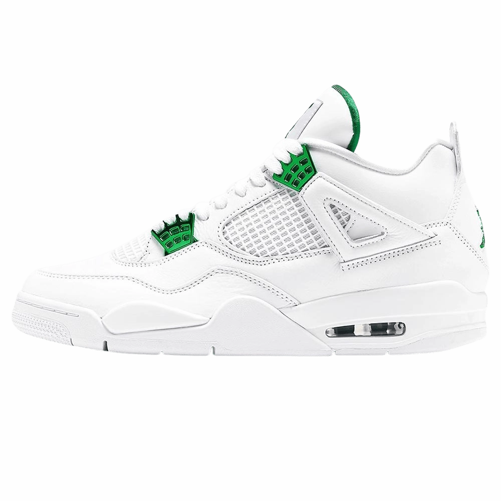 Air Jordan 4 Retro 'Green Metallic' Air Jordan 4 bold sneakers with athletic edge
