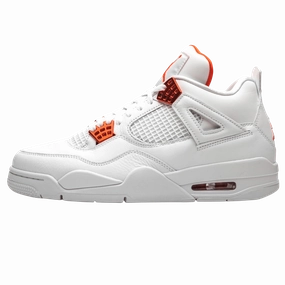 Air Jordan 4 Retro 'Orange Metallic' Air Jordan 4 bold sneakers with athletic edge