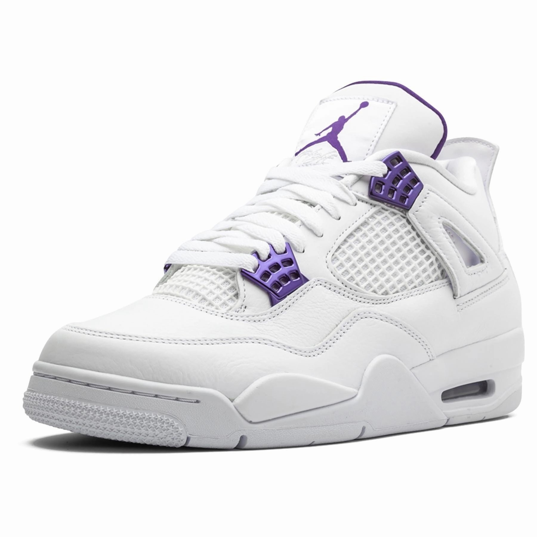 Air Jordan 4 Retro 'Purple Metallic' Air Jordan 4 retro basketball sneakers