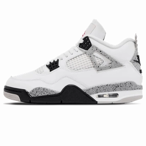 Air Jordan 4 Retro 'White Cement' 2025 Air Jordan 4 bold sneakers with athletic edge