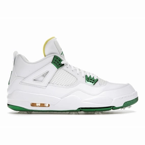 Air Jordan 4 Retro Golf Metallic Green Classic Jordan 4 athletic sneakers