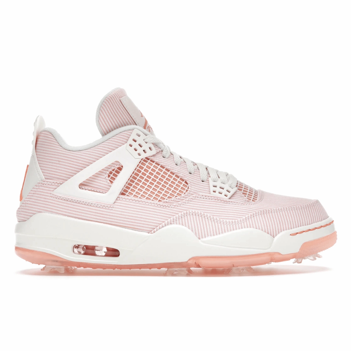 Air Jordan 4 Retro Golf NRG Seersucker Classic Jordan 4 athletic sneakers