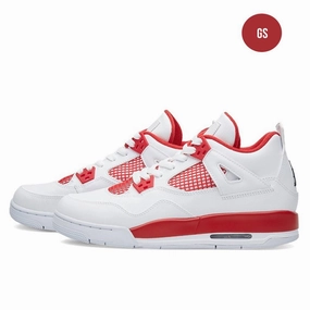 AIR JORDAN 4 RETRO GS 'ALTERNATE 89' Air Jordan 4 bold sneakers with athletic edge