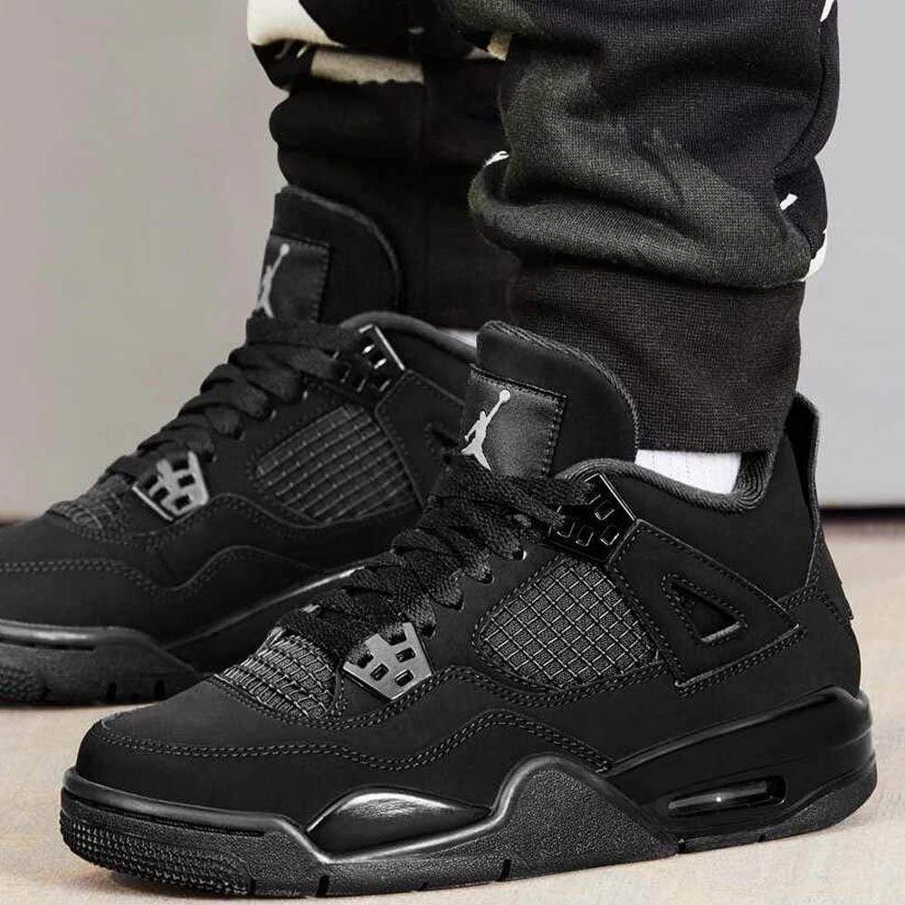 Air Jordan 4 Retro GS 'Black Cat' 2020 Air Jordan 4 retro basketball sneakers