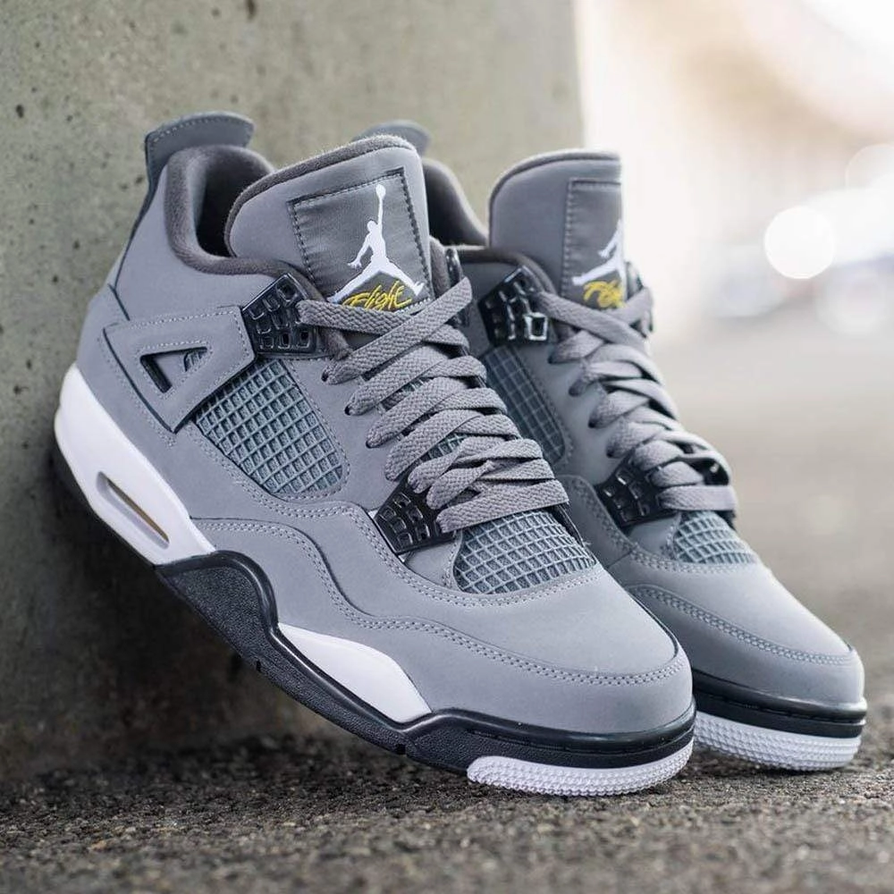 Air Jordan 4 Retro GS 'Cool Grey' 2019 Air Jordan 4 retro basketball sneakers