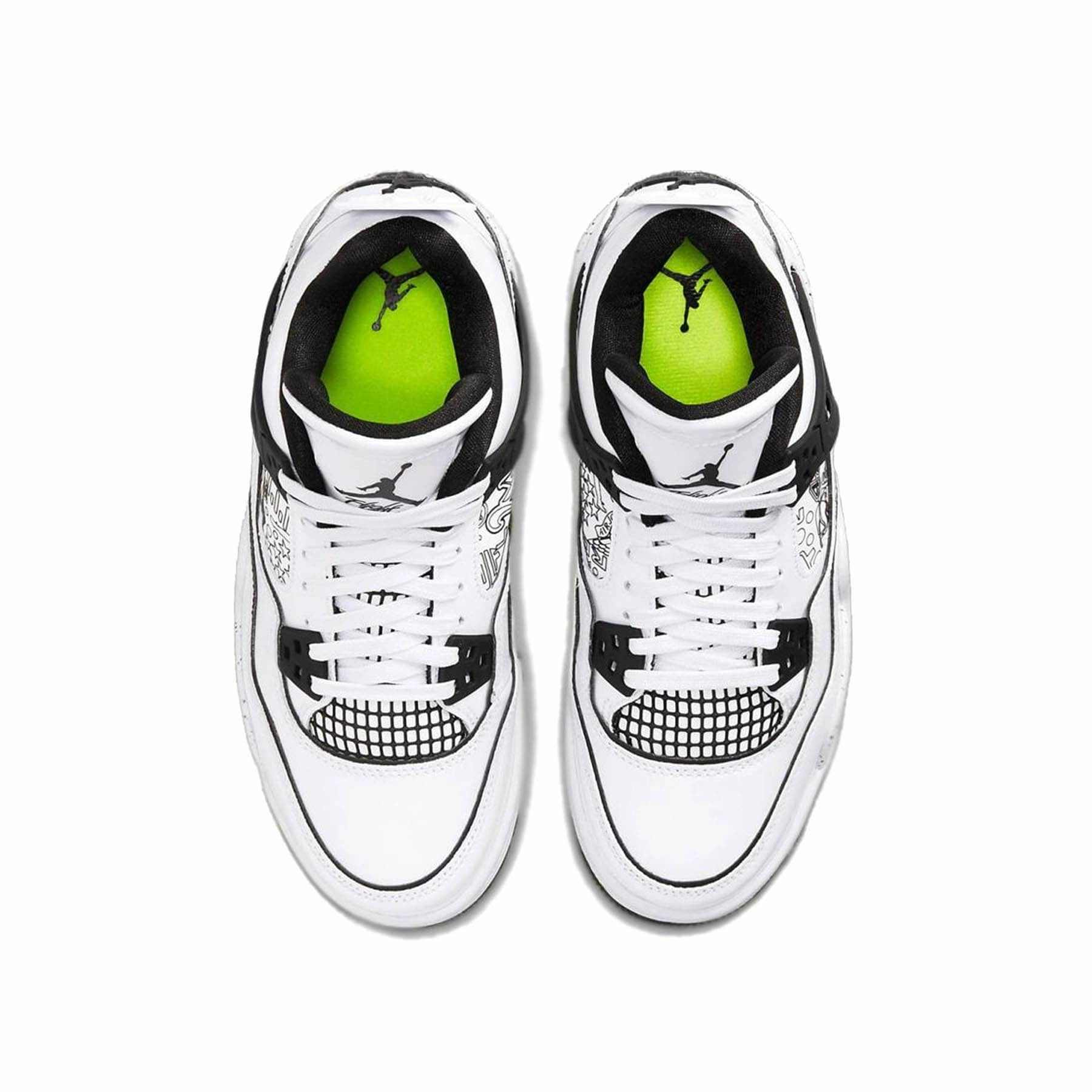 Air Jordan 4 Retro GS 'DIY' Air Jordan 4 retro basketball sneakers
