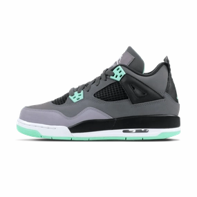 Air Jordan 4 Retro GS 'Green Glow' Air Jordan 4 bold sneakers with athletic edge