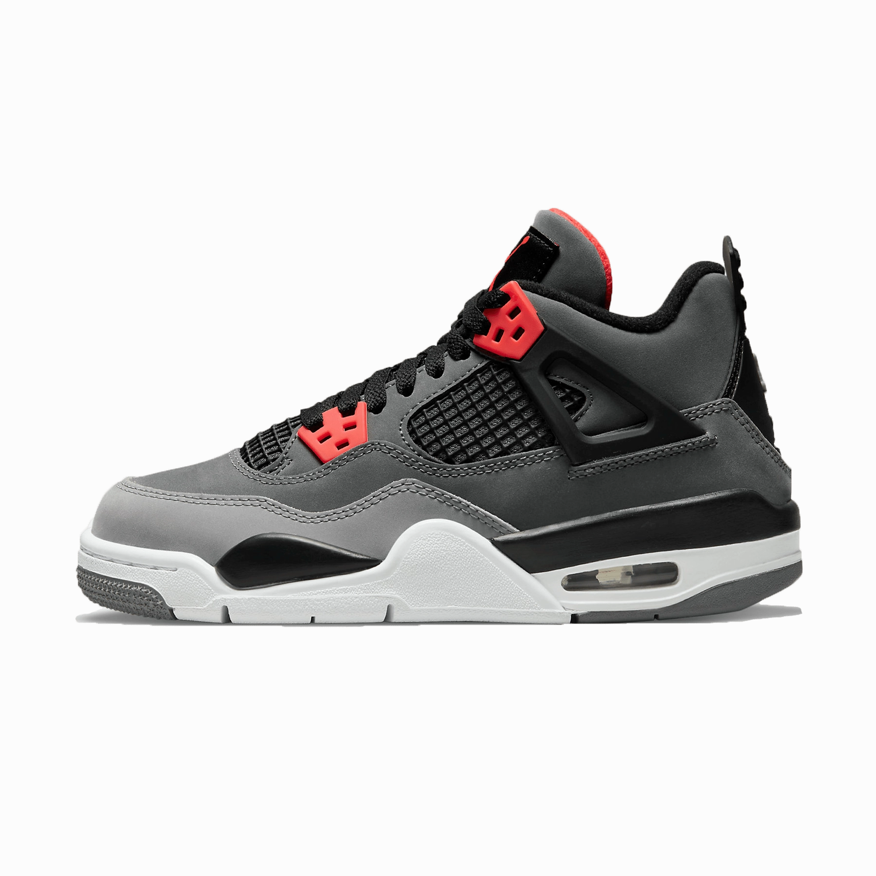 Air Jordan 4 Retro GS 'Infrared' Air Jordan 4 bold sneakers with athletic edge