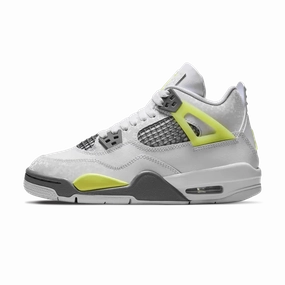 Air Jordan 4 Retro GS 'Light Lemon Twist' Air Jordan 4 bold sneakers with athletic edge
