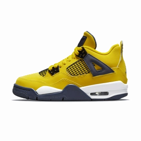 Air Jordan 4 Retro GS 'Lightning' 2021 Air Jordan 4 bold sneakers with athletic edge
