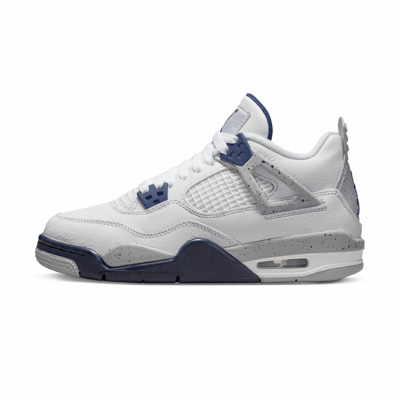 Air Jordan 4 Retro GS 'Midnight Navy' Air Jordan 4 bold sneakers with athletic edge
