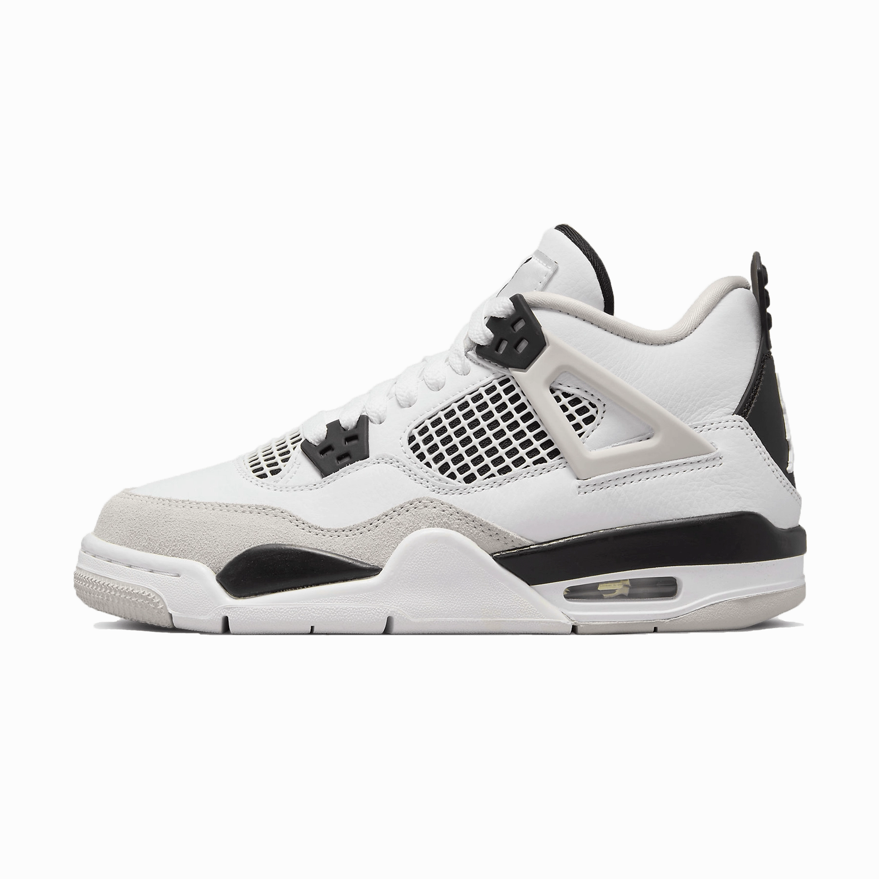 Air Jordan 4 Retro GS 'Military Black' Air Jordan 4 bold sneakers with athletic edge