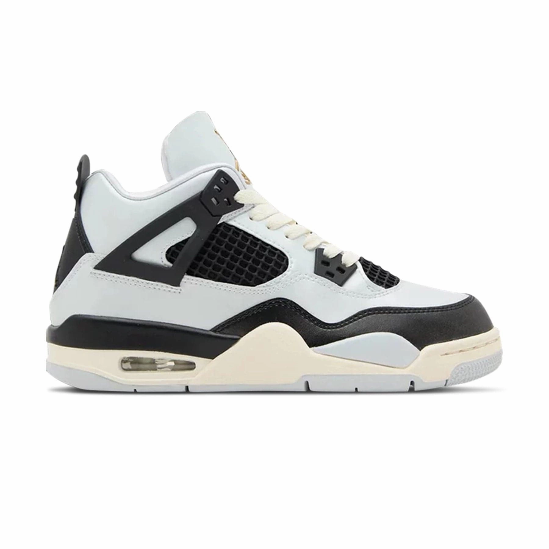 Air Jordan 4 Retro GS 'Platinum Gold' Air Jordan 4 retro basketball sneakers