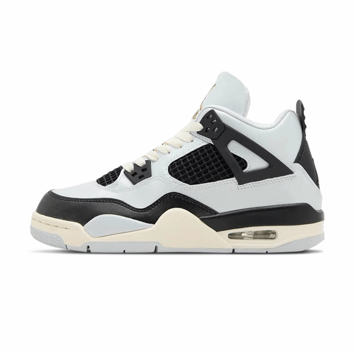 Air Jordan 4 Retro GS 'Platinum Gold' Air Jordan 4 bold sneakers with athletic edge