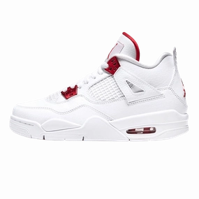 Air Jordan 4 Retro GS 'Red Metallic' Air Jordan 4 bold sneakers with athletic edge
